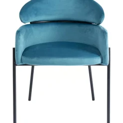 Armlehnstuhl Alexia Velvet Blau