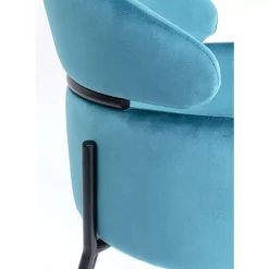 Armlehnstuhl Alexia Velvet Blau