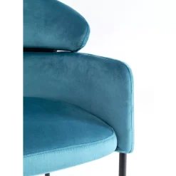 Armlehnstuhl Alexia Velvet Blau