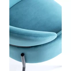 Armlehnstuhl Alexia Velvet Blau