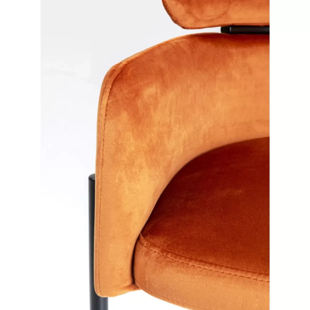 Armlehnstuhl Alexia Velvet Orange