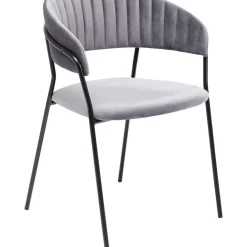 Armlehnstuhl Belle Grau (2/Set)