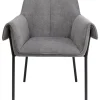 Armlehnstuhl Bess Grau