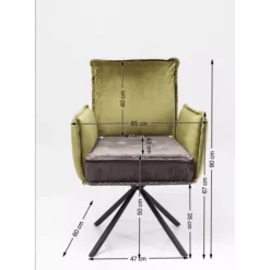 Armlehnstuhl Chelsea Grun