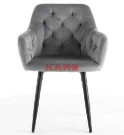 Armlehnstuhl Kira Grau