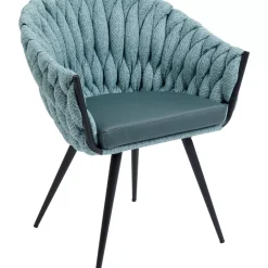 Armlehnstuhl Knot Petrol