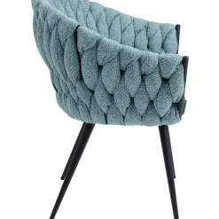 Armlehnstuhl Knot Petrol