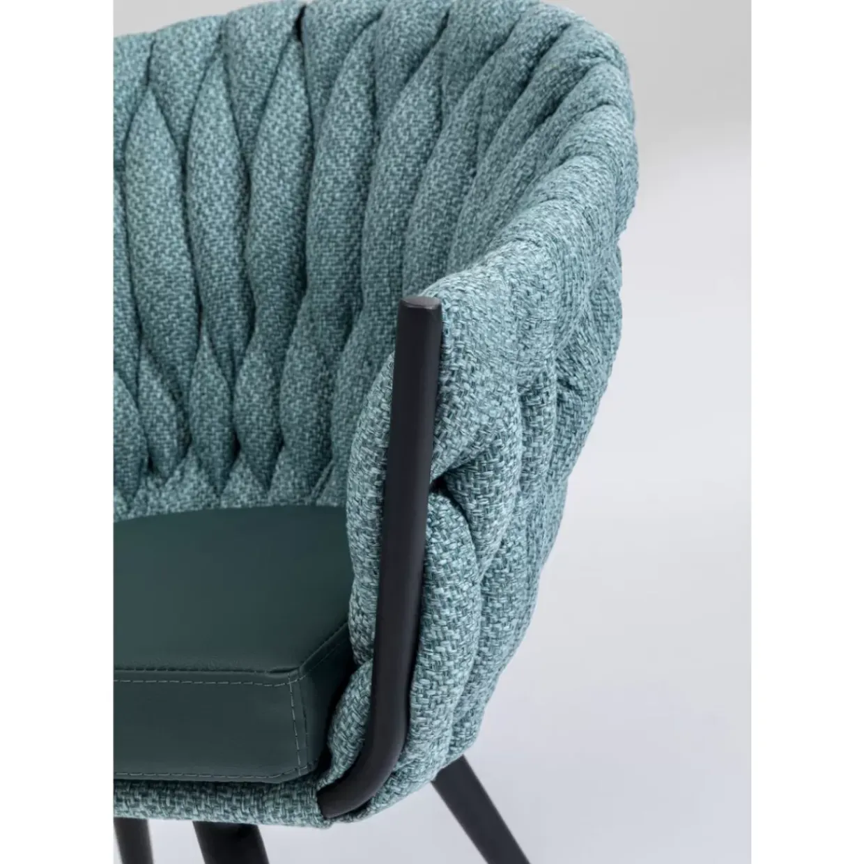 Armlehnstuhl Knot Petrol