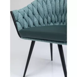 Armlehnstuhl Knot Petrol