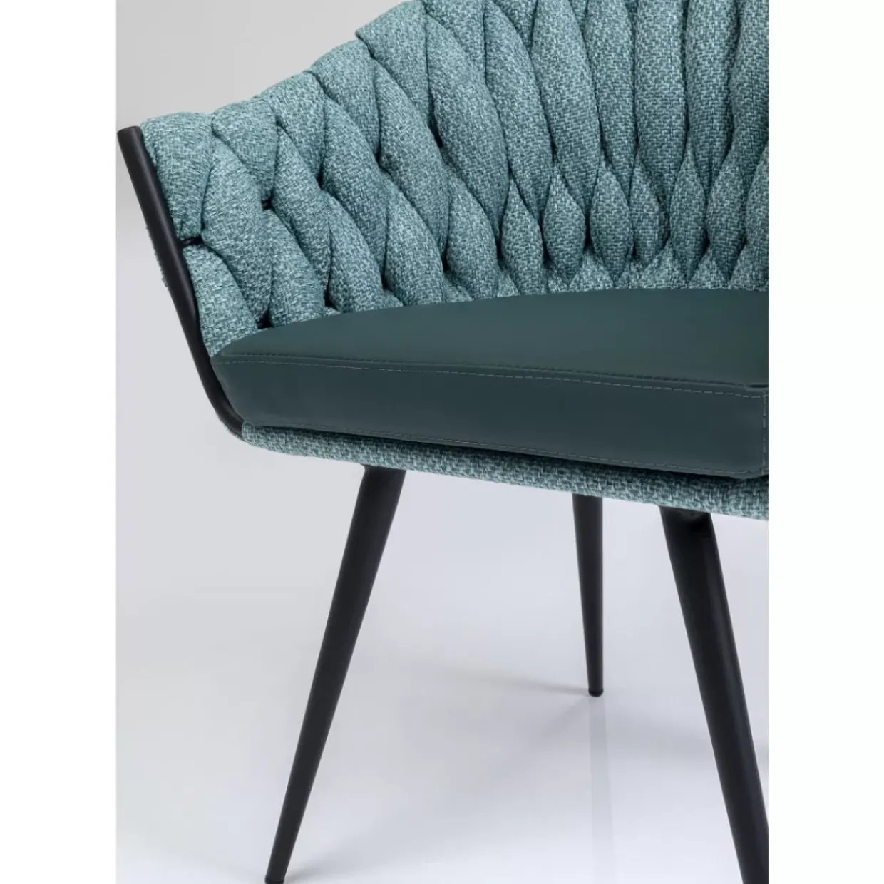 Armlehnstuhl Knot Petrol