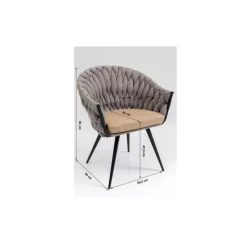 Armlehnstuhl Knot Tweed