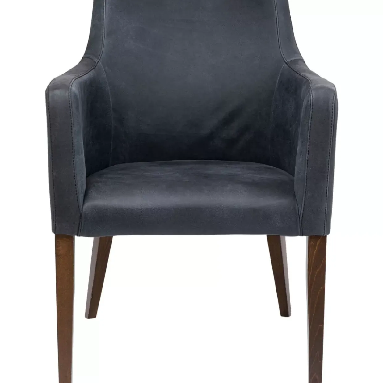 Armlehnstuhl Mode Leder Anthrazit