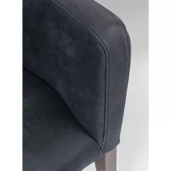 Armlehnstuhl Mode Leder Anthrazit