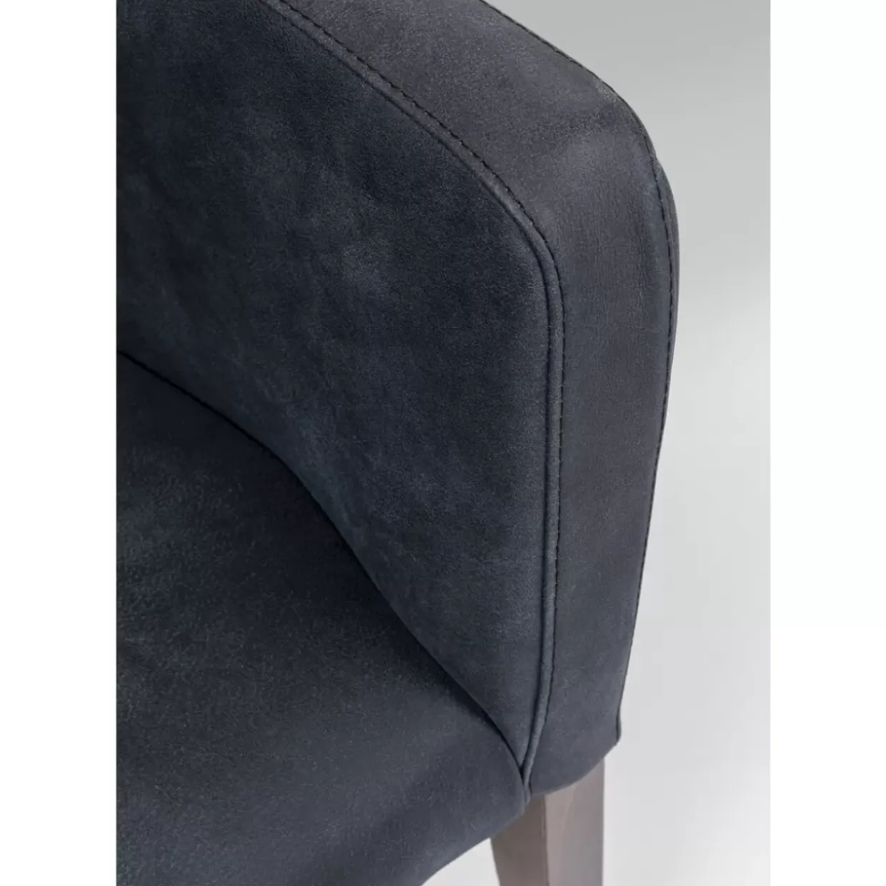 Armlehnstuhl Mode Leder Anthrazit