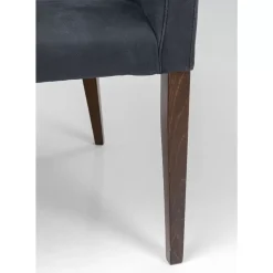 Armlehnstuhl Mode Leder Anthrazit