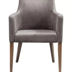 Armlehnstuhl Mode Velvet Grau