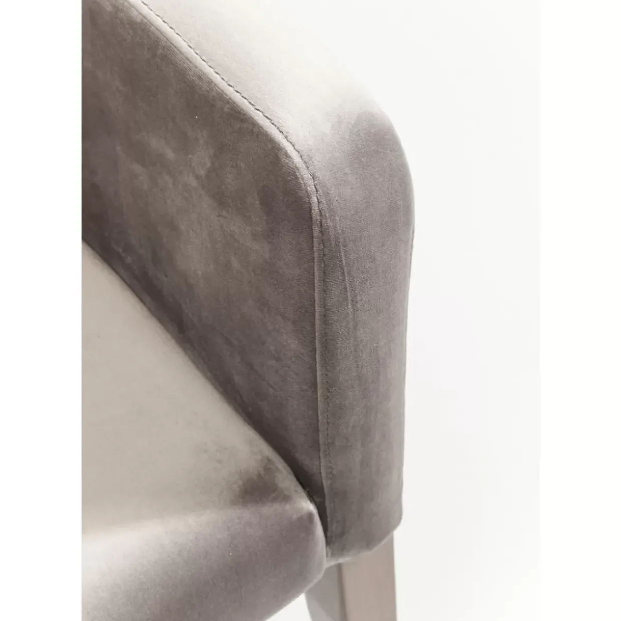 Armlehnstuhl Mode Velvet Grau
