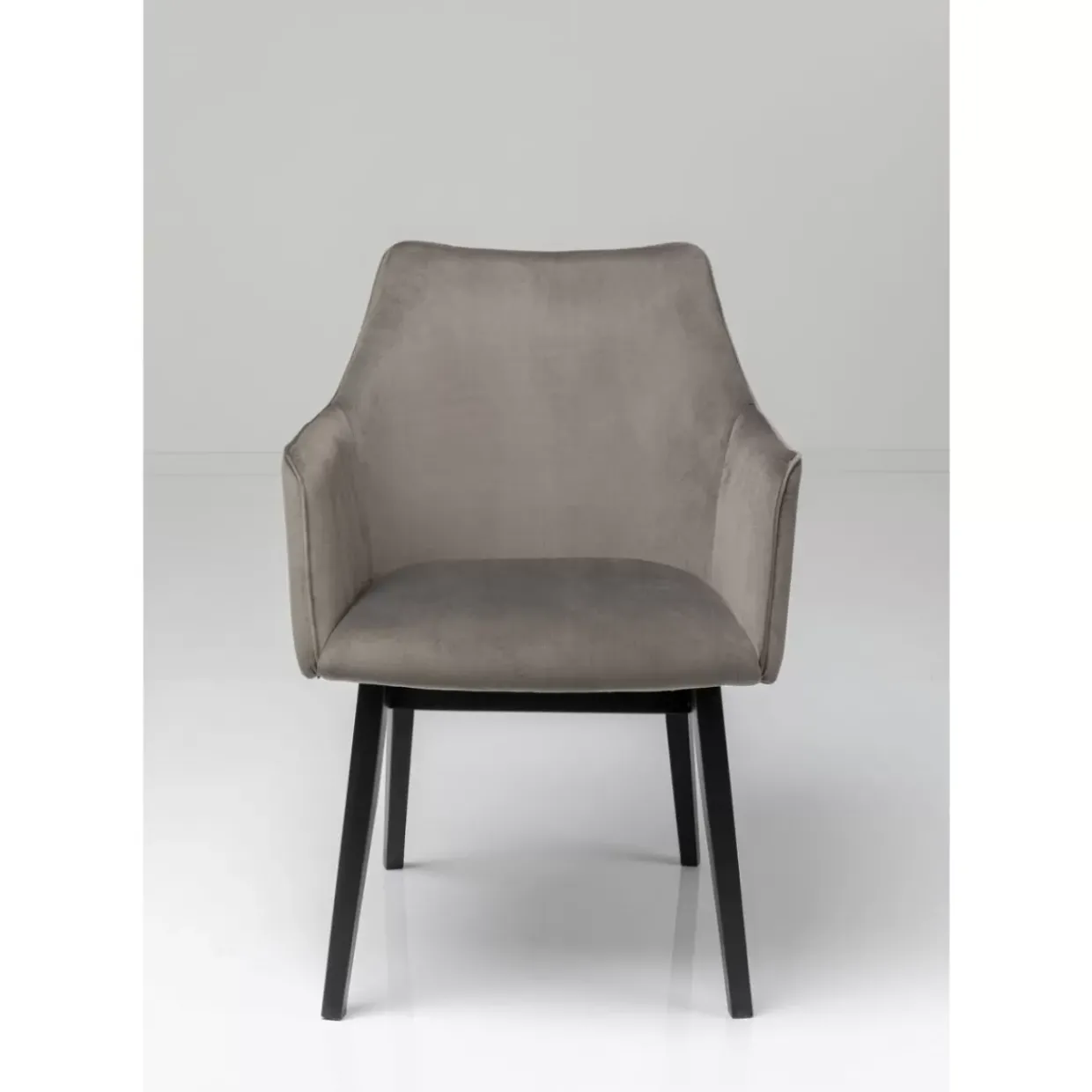 Armlehnstuhl Modino Velvet Grau