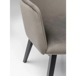 Armlehnstuhl Modino Velvet Grau