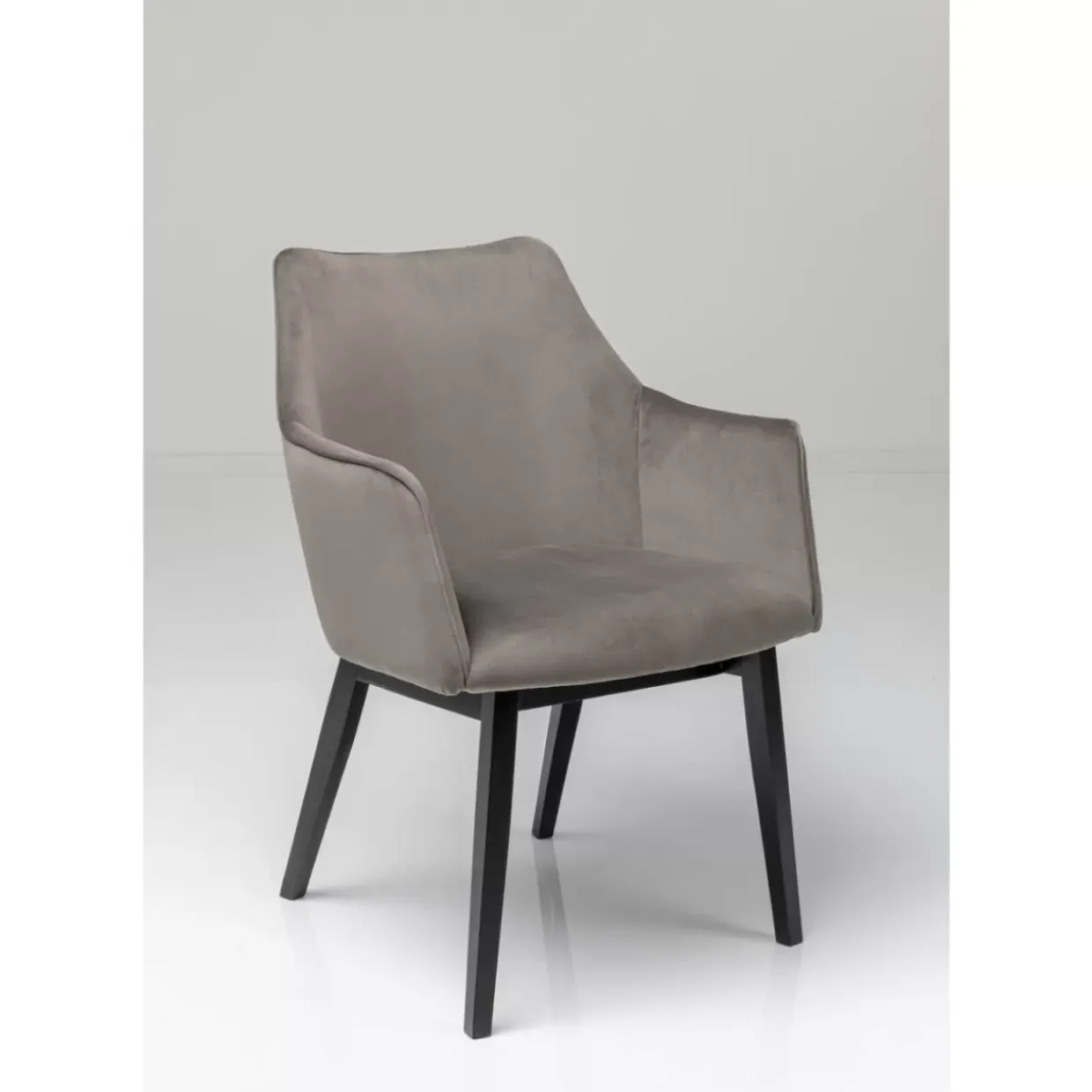 Armlehnstuhl Modino Velvet Grau