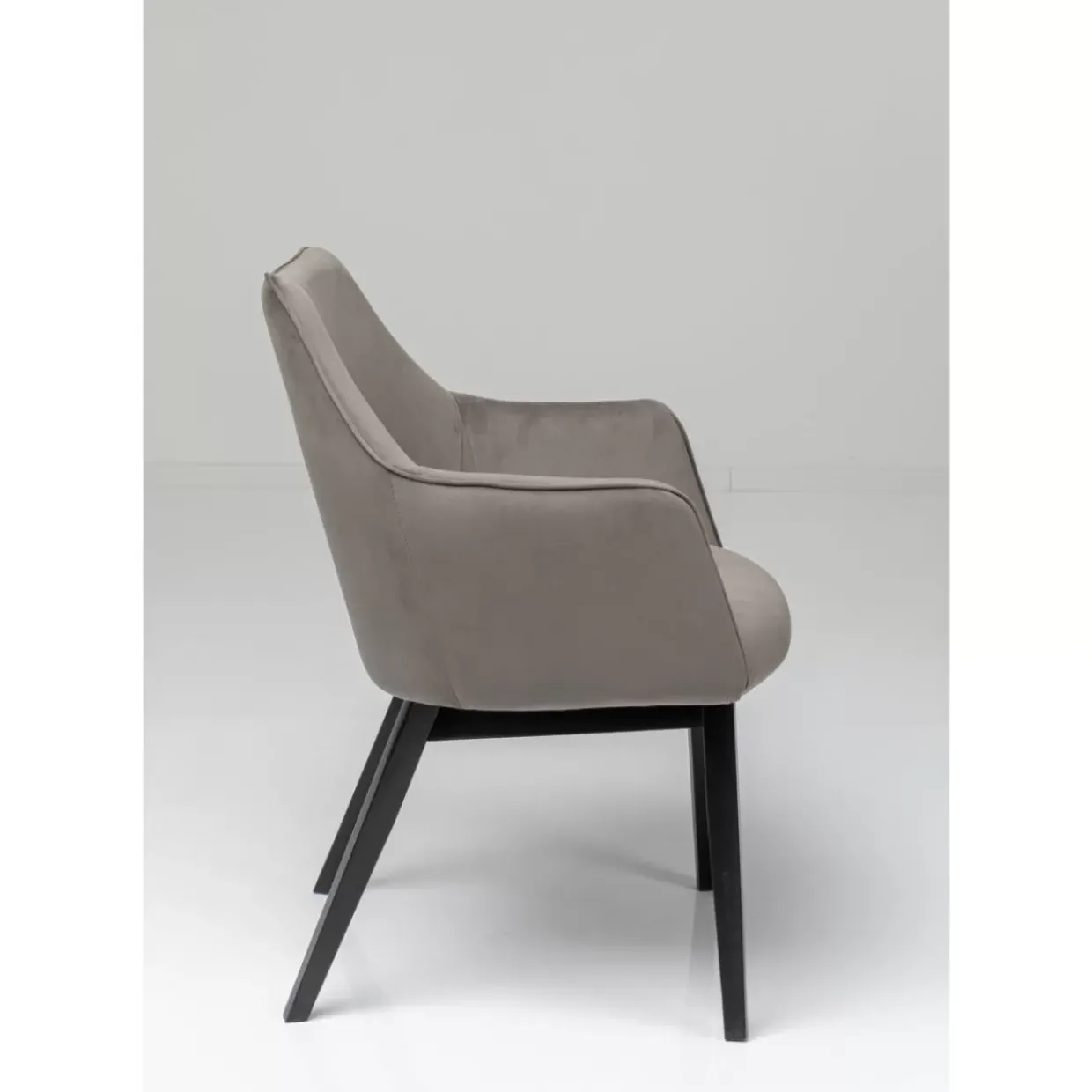 Armlehnstuhl Modino Velvet Grau