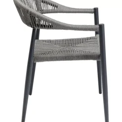 Armlehnstuhl Palma Grau