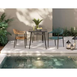 Armlehnstuhl Palma Petrol