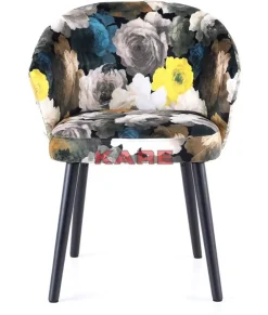 Armlehnstuhl Peony Flower Gelb