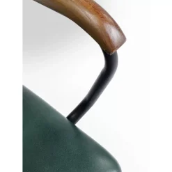 Armlehnstuhl Salsa Leder Dunkelgrun