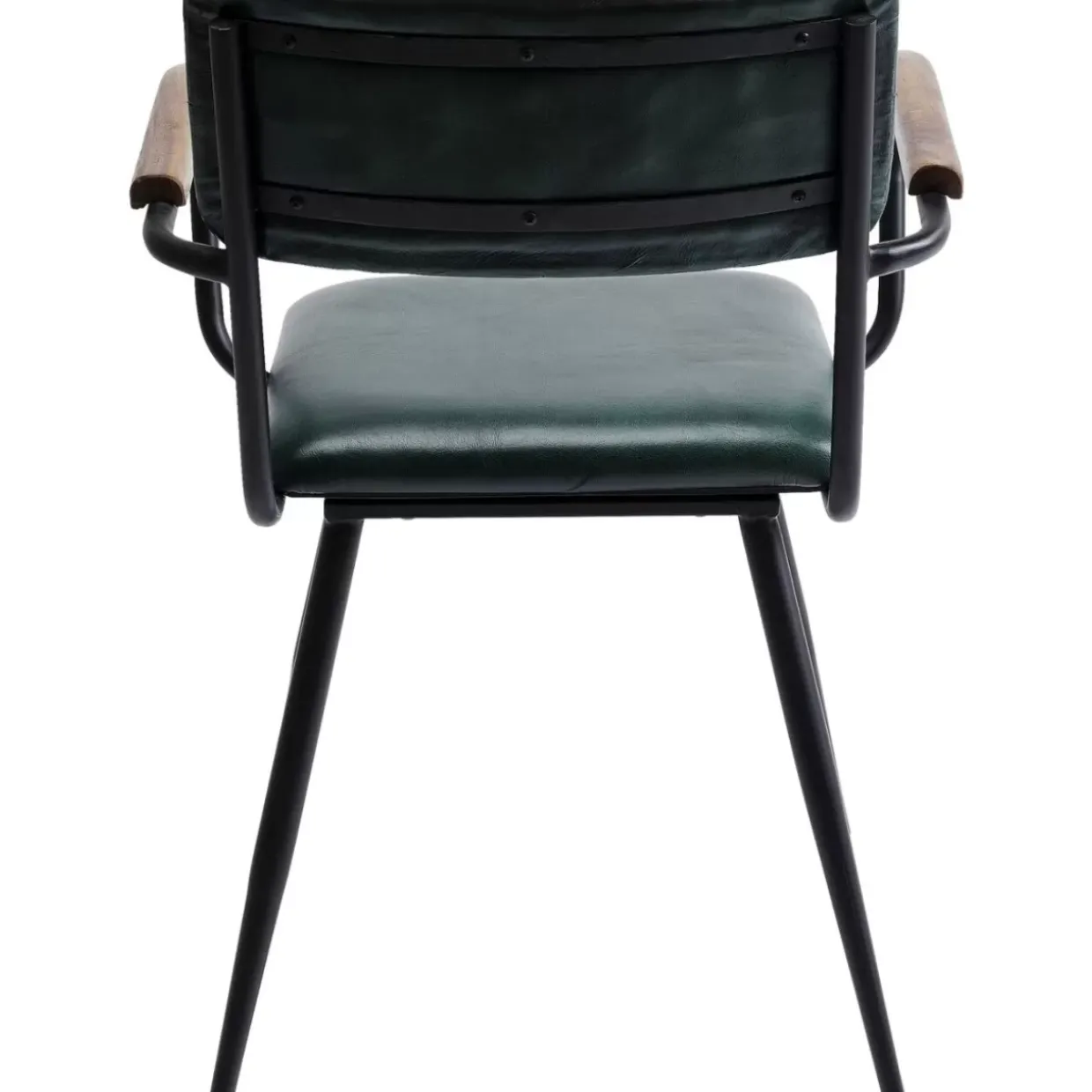 Armlehnstuhl Salsa Leder Dunkelgrun