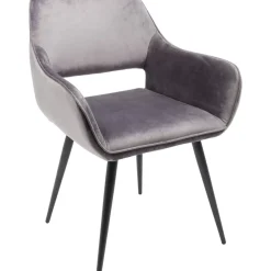 Armlehnstuhl San Francisco Grau