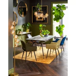 Armlehnstuhl San Francisco Dunkelgrun