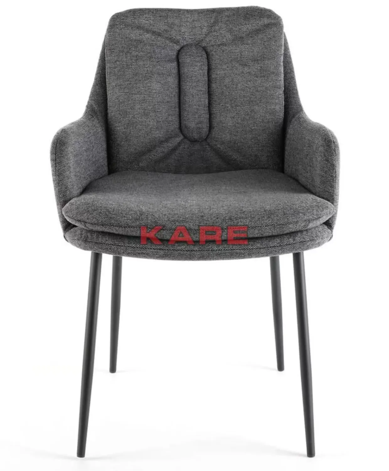 Armlehnstuhl Thea Dunkelgrau