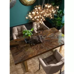 Armlehnstuhl Thinktank Hellbraun