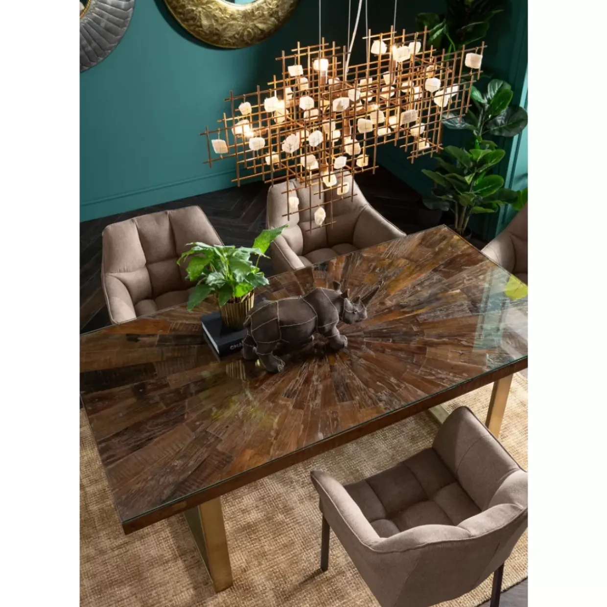 Armlehnstuhl Thinktank Hellbraun