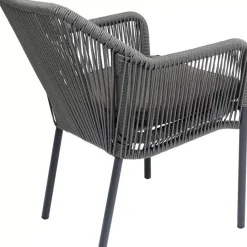 Armlehnstuhl Wave Grau