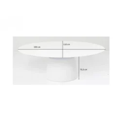 Ausziehtisch Benvenuto Weiss 200(50)X110Cm