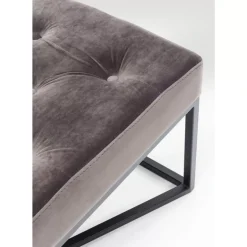 Bank Crossover Grau Schwarz 150X40Cm