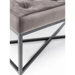 Bank Crossover Grau Schwarz 150X40Cm