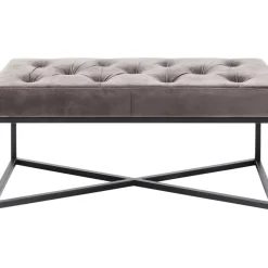 Bank Crossover Grau Schwarz 90X40Cm