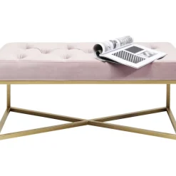 Bank Crossover Rose Messing 90X40Cm