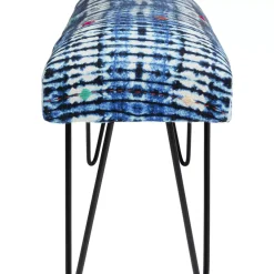 Bank Desna Patchwork Blau 80Cm