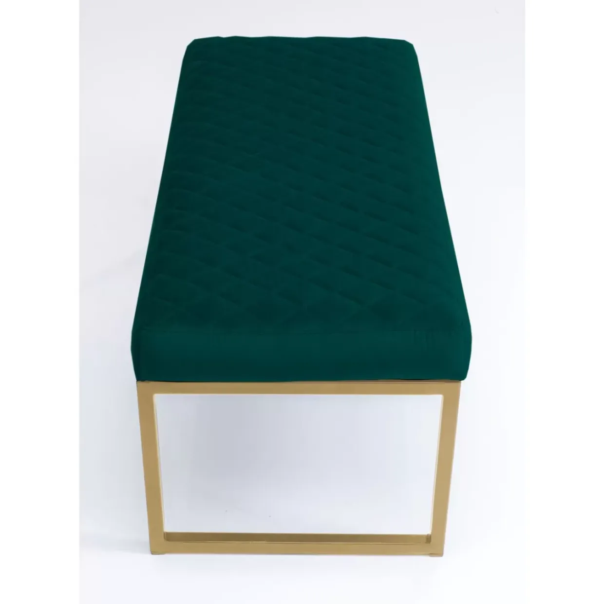 Bank Smart Dunkelgrun Messing 90Cm