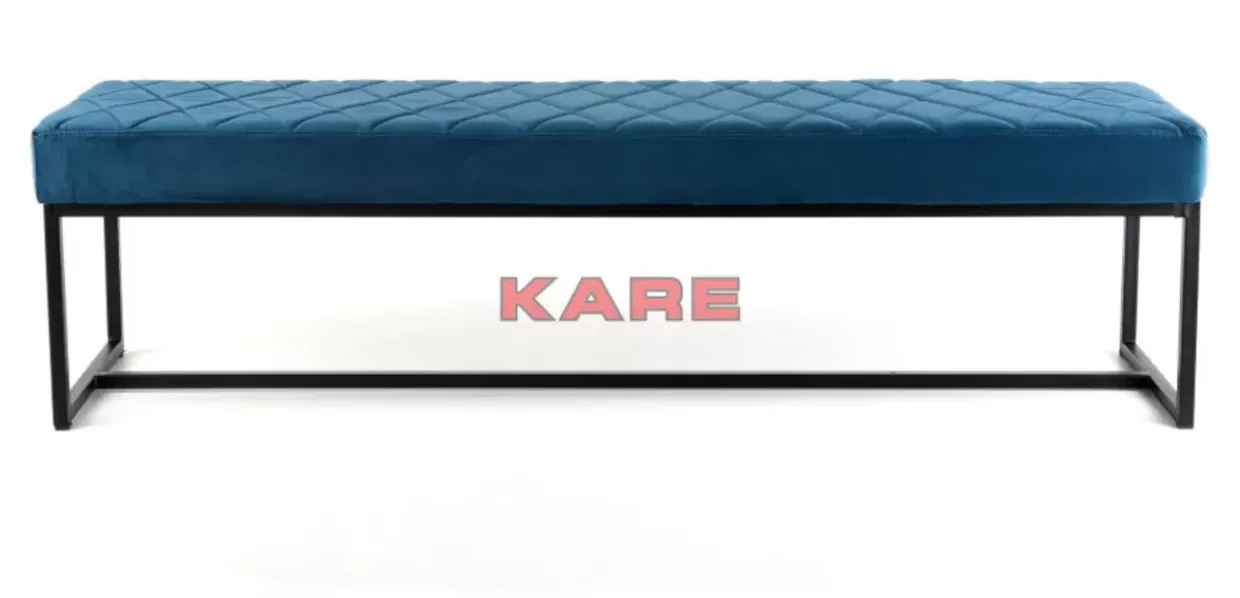 Bank Smart Petrol Schwarz 150X40Cm