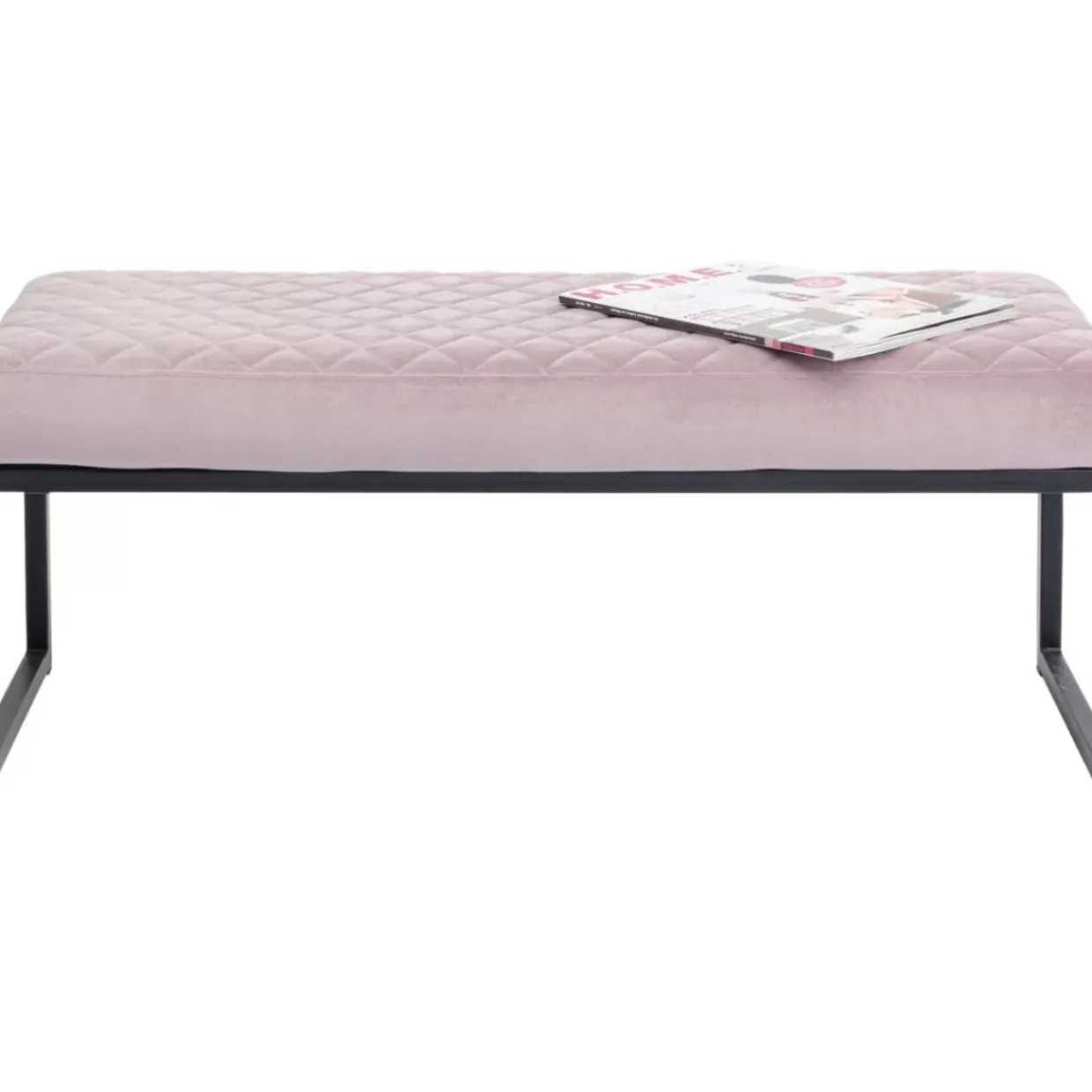 Bank Smart Rosa Schwarz 90X40Cm