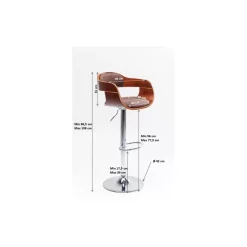 Barhocker Monaco Schoko