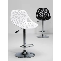 Barhocker Ornament Black