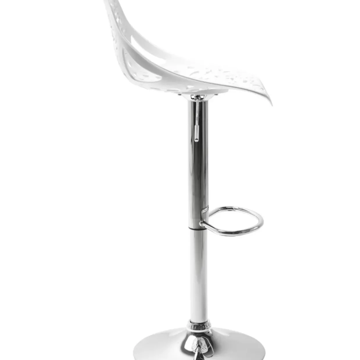 Barhocker Ornament White