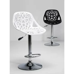 Barhocker Ornament White