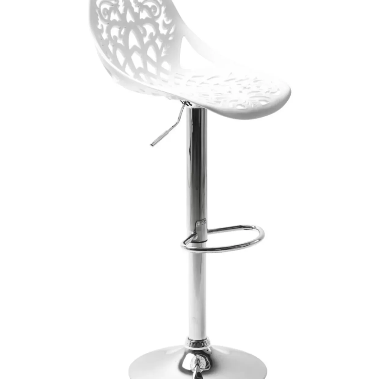 Barhocker Ornament White